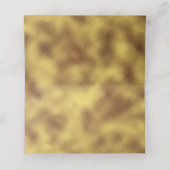 Carte De Placement Bat mitzvah Turquoise Blue Ombre Or Agate Moderne (Intérieur déplié)