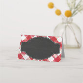 Carte De Placement BBQ Anniversaire Fête Tentée/Pliage Étiquette alim (Devant)