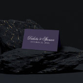 Carte De Placement Belle déplaisante | Roses gothiques foncés avec ch