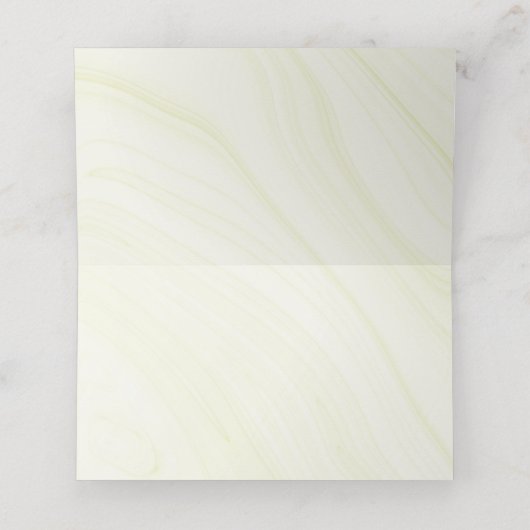 Carte De Placement belle fleurs rouges vert feuilles (Intérieur déplié)