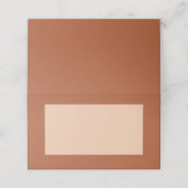 Carte De Placement Bijou Boho moderne Terre Tone Plaques (Extérieur déplié)