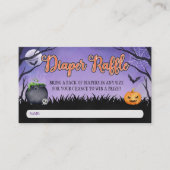 Carte De Placement Billet de rabat Halloween Baby shower (Devant)