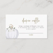 Carte De Placement Billet TERA Fall Citrouille Bébé Bébé Refle  Bébé (Devant)