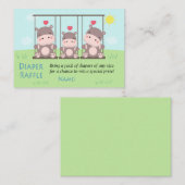 Carte De Placement Billets de rabat Hippo Diaper (Devant / Derrière)