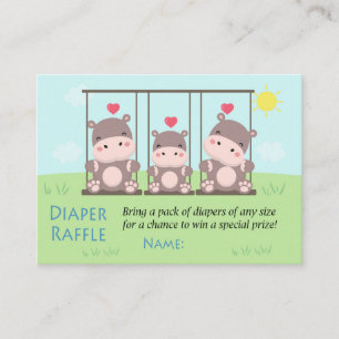 Carte De Placement Billets de rabat Hippo Diaper