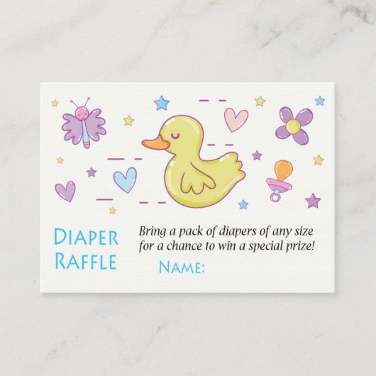 Carte De Placement Billets de roussette de canard en caoutchouc (Devant)