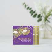 Carte De Placement Billets d'entrée Mardi Gras (Debout devant)