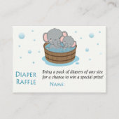 Carte De Placement Billets rabats Elephant Diaper (Devant)