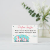 Carte De Placement Billets Unicorn Diaper (Debout devant)