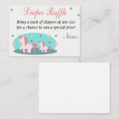 Carte De Placement Billets Unicorn Diaper (Devant / Derrière)