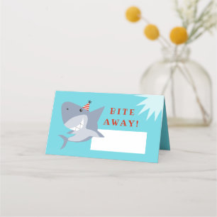 Carte De Placement Bite Away   Tente d'alimentation de fête d'anniver