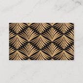 Carte De Placement Black Gold Art Déco Gatsby Mariage Merci (Dos)