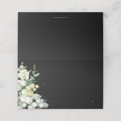 Carte De Placement Black Snowberry+Eucalyptus Noël replié (Extérieur déplié)