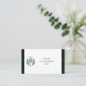 Carte De Placement Black Watch Tartan St. Andrews Day (Debout devant)