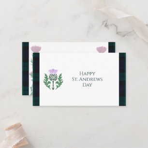 Carte De Placement Black Watch Tartan St. Andrews Day