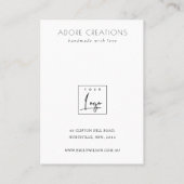 CARTE DE PLACEMENT BLANC COEUR MEILLEUR AMI CADEAU ÉCRAN (Dos)