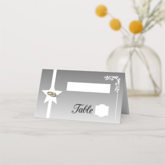 Carte De Placement Blanc-gris (Devant)