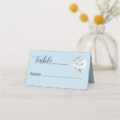 Carte De Placement Blancs de dragon d'hiver Flammes de neige Blue Pla (Devant)