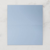 Carte De Placement Bleu Céleste Uni (Extérieur déplié)