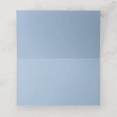 Carte De Placement Bleu Céleste Uni (Intérieur déplié)