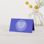 Carte De Placement Bleu de dentelle en céramique de Grèce (Dos)