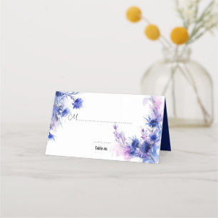 Carte De Placement Bleu marine à l'intérieur 💙 Cornflower Reverie