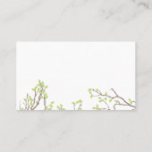Carte De Placement Blisser Branches Tableau Escort (Dos)