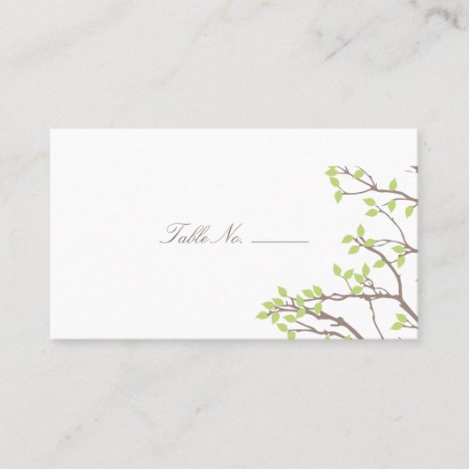 Carte De Placement Blisser Branches Tableau Escort (Devant)