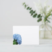 Carte De Placement Blue Heaven Hydrangea Fleur Blair Blanc (Debout devant)