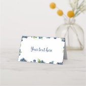 Carte De Placement Blueberry Berry Sweet Birthday Party Place Card (Dos)