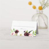 Carte De Placement Blush Romance Mariage (Devant)