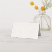 Carte De Placement Blush rose blanc floral rustique élégant bois (Dos)