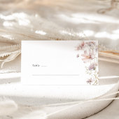 Carte De Placement Blush Wildflower Boho Wedding Place Card