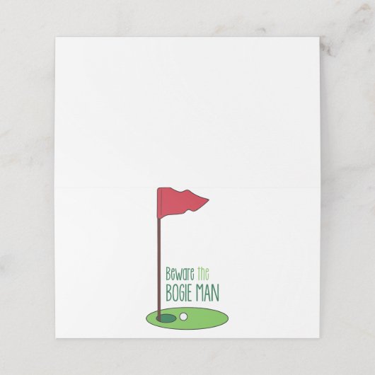 Carte De Placement Bogie Man (Extérieur déplié)