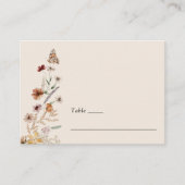 Carte De Placement Boho Floral Mariage (Devant)