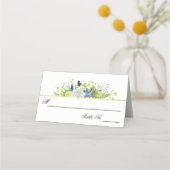 Carte De Placement Boho Floral Rustique Fleur sauvage (Devant)