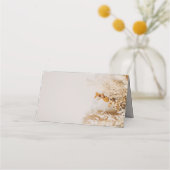 Carte De Placement Boho Foral Mariage de automne (Dos)