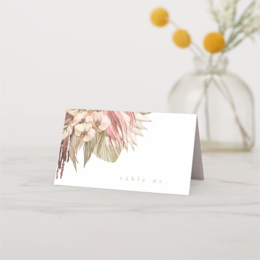 Carte De Placement Boho Oasis Mariage ID959 (Devant)