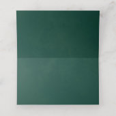 Carte De Placement Boîtes d'écriture Feuille Sage & Emerald (Intérieur déplié)