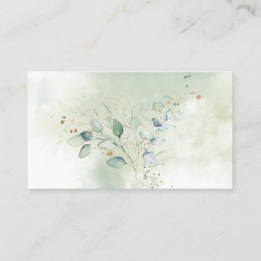 Carte De Placement Boîtier H2 Eucalyptus PixDezines (Dos)