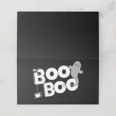Carte De Placement Boo Halloween (Extérieur déplié)