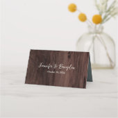 Carte De Placement Bords de coton dans le Mariage de goujon (Dos)