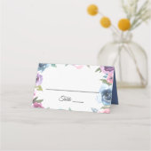 Carte De Placement Botanique Spring Floral & Chic Mariage Place Card (Devant)