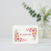 Carte de placement Bougainville en fleurs (Debout devant)