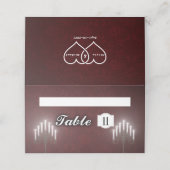 Carte De Placement Bougies (Extérieur déplié)