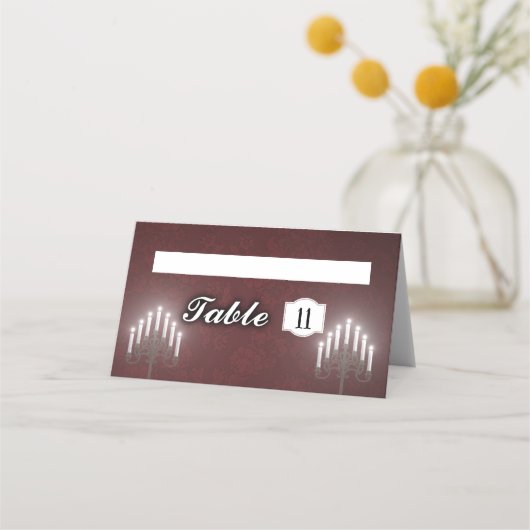 Carte De Placement Bougies (Devant)