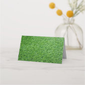Carte De Placement Boule de golf avec RÈGLES sur herbe verte (Dos)