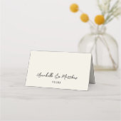 Carte De Placement Boule Disco Mariage Dessinée à la Main (Dos)