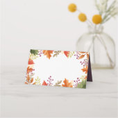 Carte De Placement Bounty d'automne | Thanksgiving (Devant)