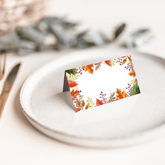 Carte De Placement Bounty d'automne | Thanksgiving